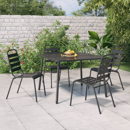 HKH Mesa de Jardim Aço - Antracite