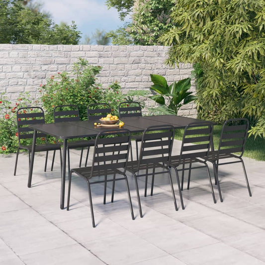 HKH Mesa de Jardim Aço - Antracite