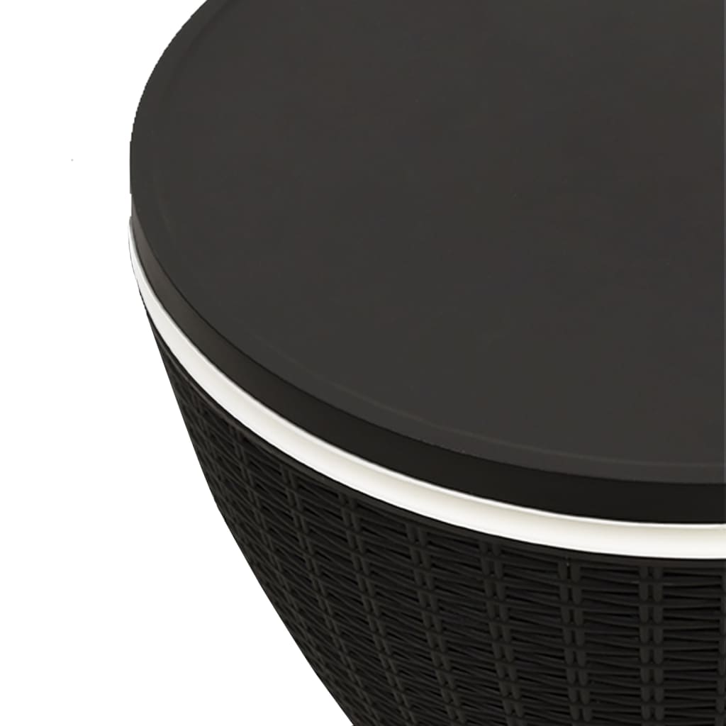 HKH Mesa Refrigeradora 3 em 1 Polipropileno - Preto