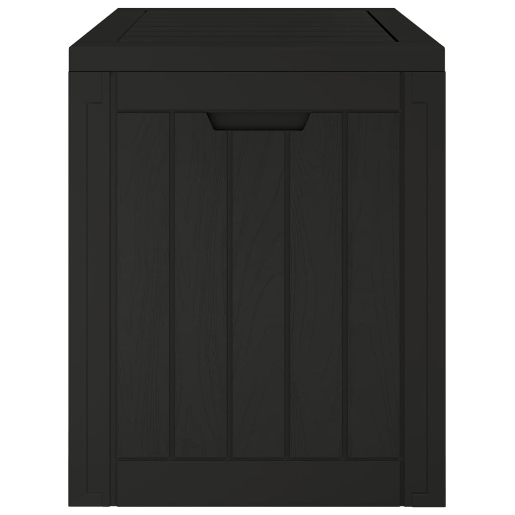 HKH Caixa De Arrumação P/ Jardim 55, Polipropileno - Preto