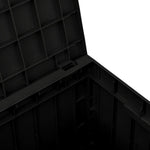 HKH Caixa De Arrumação P/ Jardim 55, Polipropileno - Preto