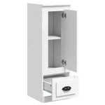 HKH Aparador Alto em derivados de Madeira 36 X 35,5 X 103,5 Cm - Branco