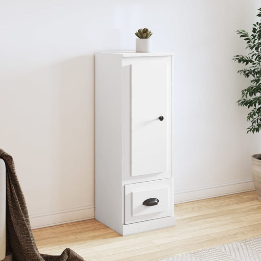 HKH Aparador Alto em derivados de Madeira 36 X 35,5 X 103,5 Cm - Branco