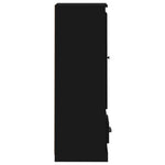 HKH Aparador Alto em derivados de Madeira 36 X 35,5 X 103,5 Cm - Preto