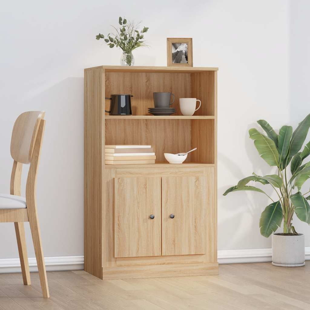 HKH Armario Alto en derivados de Madera 60 X 35,5 X 103,5 Cm - Roble Sonoma