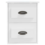 HKH Mesa de Cabeceira de Parede - Branco