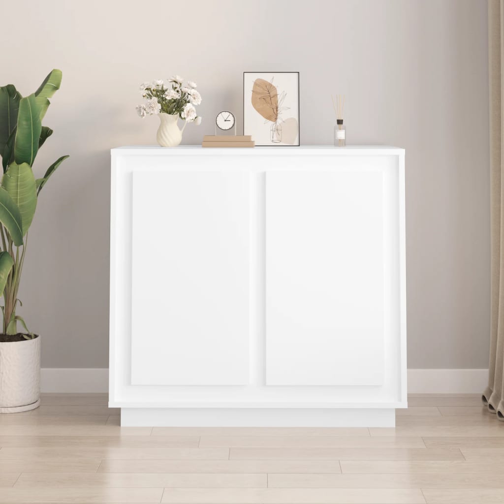 HKH Aparador Clásico en derivados de Madera 80 X 34 X 75 Cm - Blanco