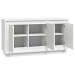 HKH Aparador Clássico em derivados de Madeira 102 X 35 X 55 Cm - Branco