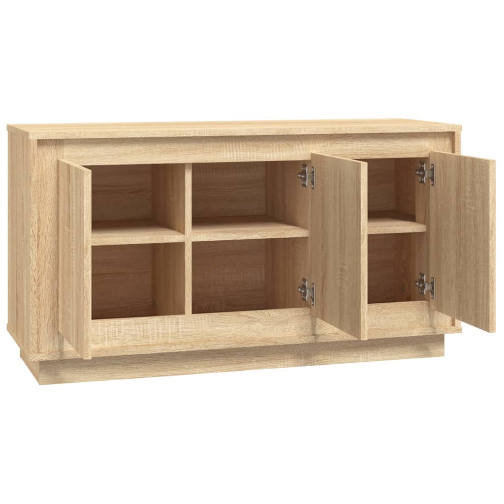 Aparador clásico HKH en derivados de madera 102 x 35 x 55 cm - Roble Sonoma
