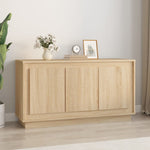 Aparador clásico HKH en derivados de madera 102 x 35 x 55 cm - Roble Sonoma
