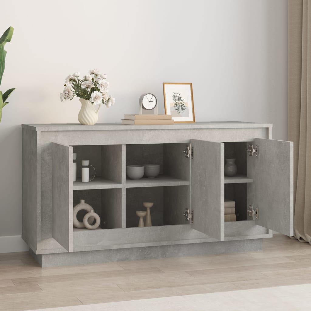 HKH Aparador Clásico en derivados de Madera 102 x 35 x 55 cm - Gris Cemento