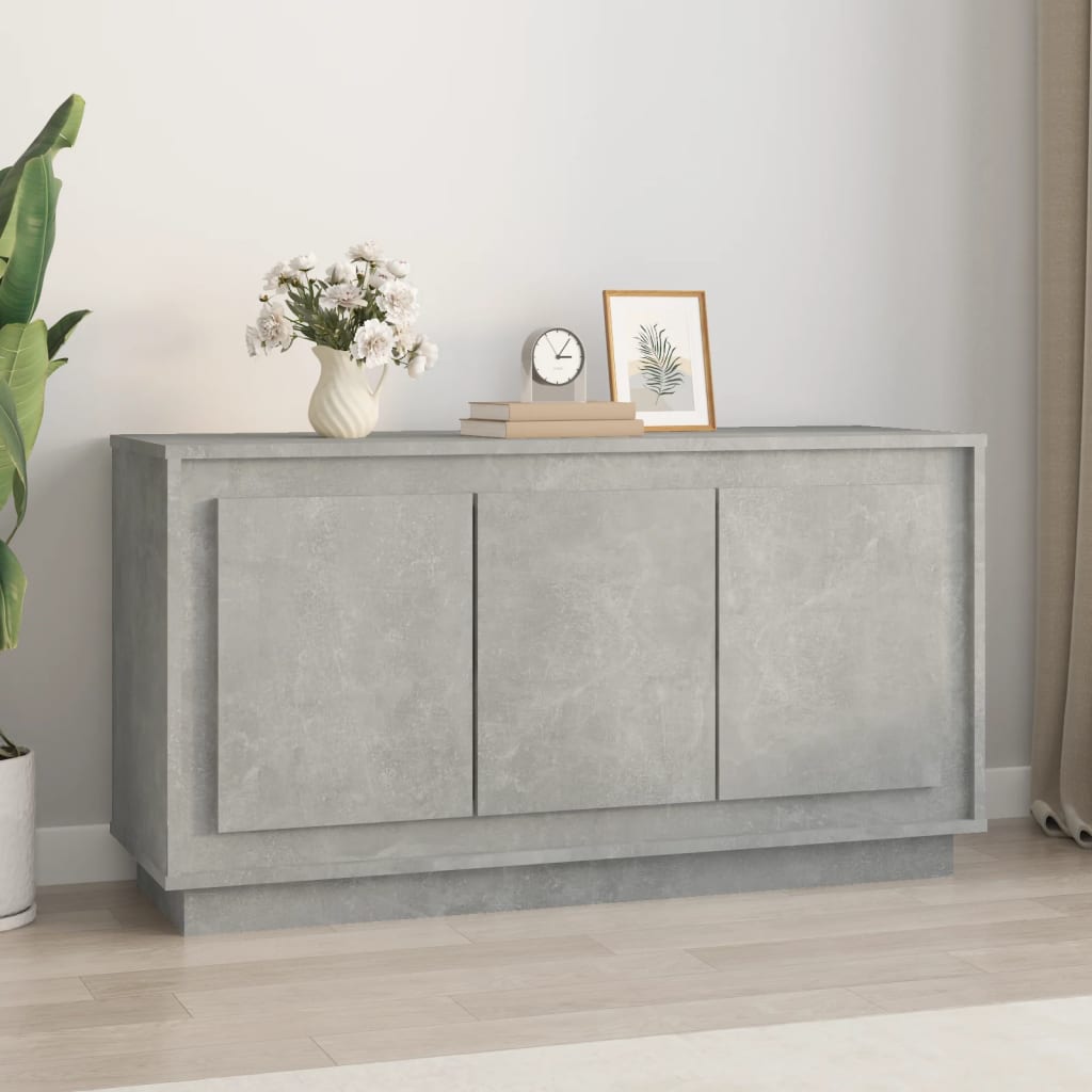 HKH Aparador Clásico en derivados de Madera 102 x 35 x 55 cm - Gris Cemento