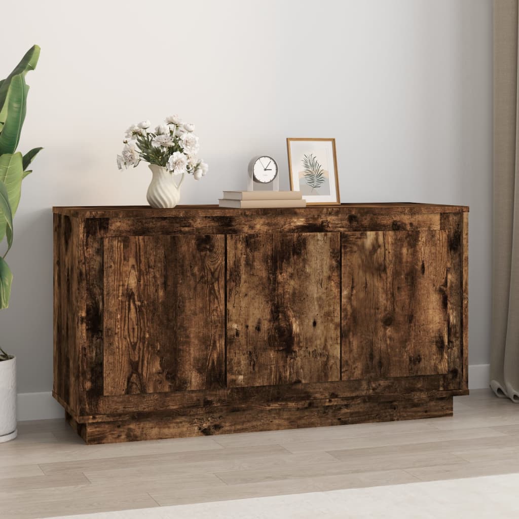 HKH Aparador Clásico en derivados de Madera 102 X 35 X 55 Cm - Roble Ahumado