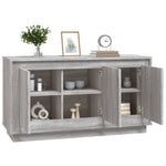 Aparador Clásico HKH de aglomerado de madera 102 x 35 x 55 cm - Gris Sonoma