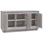 Aparador Clásico HKH de aglomerado de madera 102 x 35 x 55 cm - Gris Sonoma