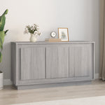 Aparador Clásico HKH de aglomerado de madera 102 x 35 x 55 cm - Gris Sonoma