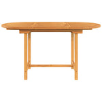 HKH Mesa de Jardim Extensível 110- Teca Maciça - Marrom