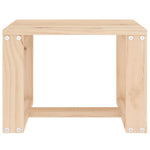 HKH Mesa de Apoio P/ Jardim 40x38x28,5 Cm Madeira de Pinho Maciça - Marrom