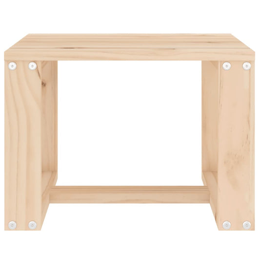 HKH Mesa de Apoio P/ Jardim 40x38x28,5 Cm Madeira de Pinho Maciça - Marrom
