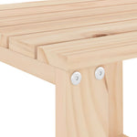 HKH Mesa de Apoio P/ Jardim 40x38x28,5 Cm Madeira de Pinho Maciça - Marrom