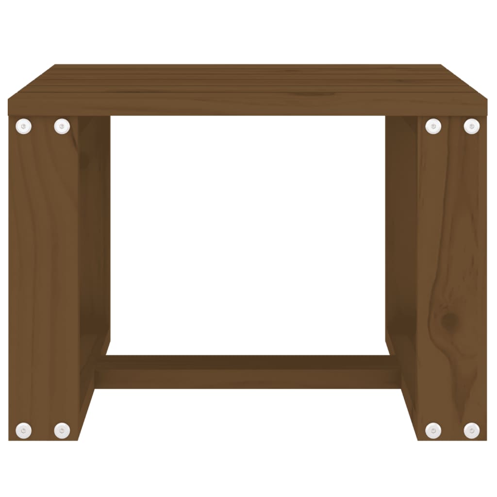 HKH Mesa de Apoio P/ Jardim 40x38x28,5 Cm Pinho Maciço Castanho-mel - Marrom