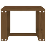 HKH Mesa de Apoio P/ Jardim 40x38x28,5 Cm Pinho Maciço Castanho-mel - Marrom