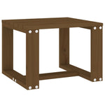HKH Mesa de Apoio P/ Jardim 40x38x28,5 Cm Pinho Maciço Castanho-mel - Marrom