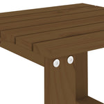 HKH Mesa de Apoio P/ Jardim 40x38x28,5 Cm Pinho Maciço Castanho-mel - Marrom