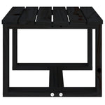 HKH Mesa de Apoio P/ Jardim 40x38x28,5 Cm Pinho Maciço - Preto