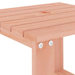 HKH Mesa de Apoio P/ Jardim 40x38x28,5 Cm Madeira de Douglas Maciça - Marrom