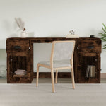Escritorio HKH con mueble Derivados de Madera en Madera Roble Ahumado