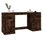 Escritorio HKH con mueble Derivados de Madera en Madera Roble Ahumado