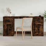 Escritorio HKH con mueble Derivados de Madera en Madera Roble Ahumado