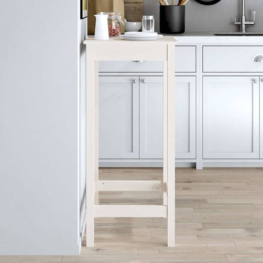 HKH Mesa de Bar em Pinho Maciço - Branco