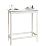 HKH Mesa de Bar em Pinho Maciço - Branco