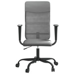 HKH Silla de Oficina de Malla/Piel Sintética Ajustable - Gris