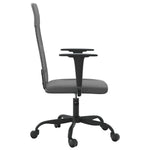 HKH Silla de Oficina de Malla/Piel Sintética Ajustable - Gris