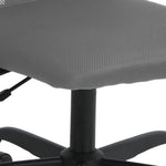 HKH Silla de Oficina de Malla/Piel Sintética Ajustable - Gris