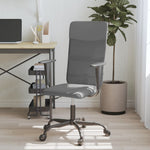 HKH Silla de Oficina de Malla/Piel Sintética Ajustable - Gris