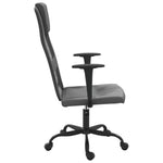 HKH Silla de Oficina de Malla/Piel Sintética Ajustable - Gris