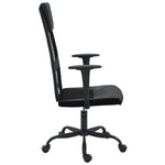 HKH Silla de Oficina de Malla/Cuero Artificial Regulable - Negro