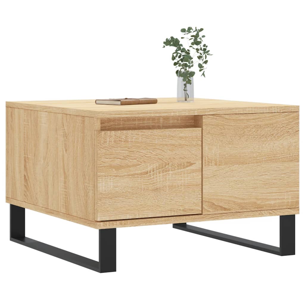 Mesa de centro HKH en derivados de madera Roble Sonoma