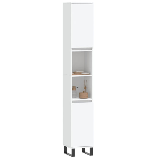 HKH Armário Casa de Banho - 30x30x190 Cm - Branco