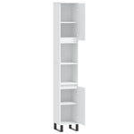 HKH Armario Baño - 30x30x190 Cm - Blanco