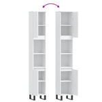 HKH Armario Baño - 30x30x190 Cm - Blanco