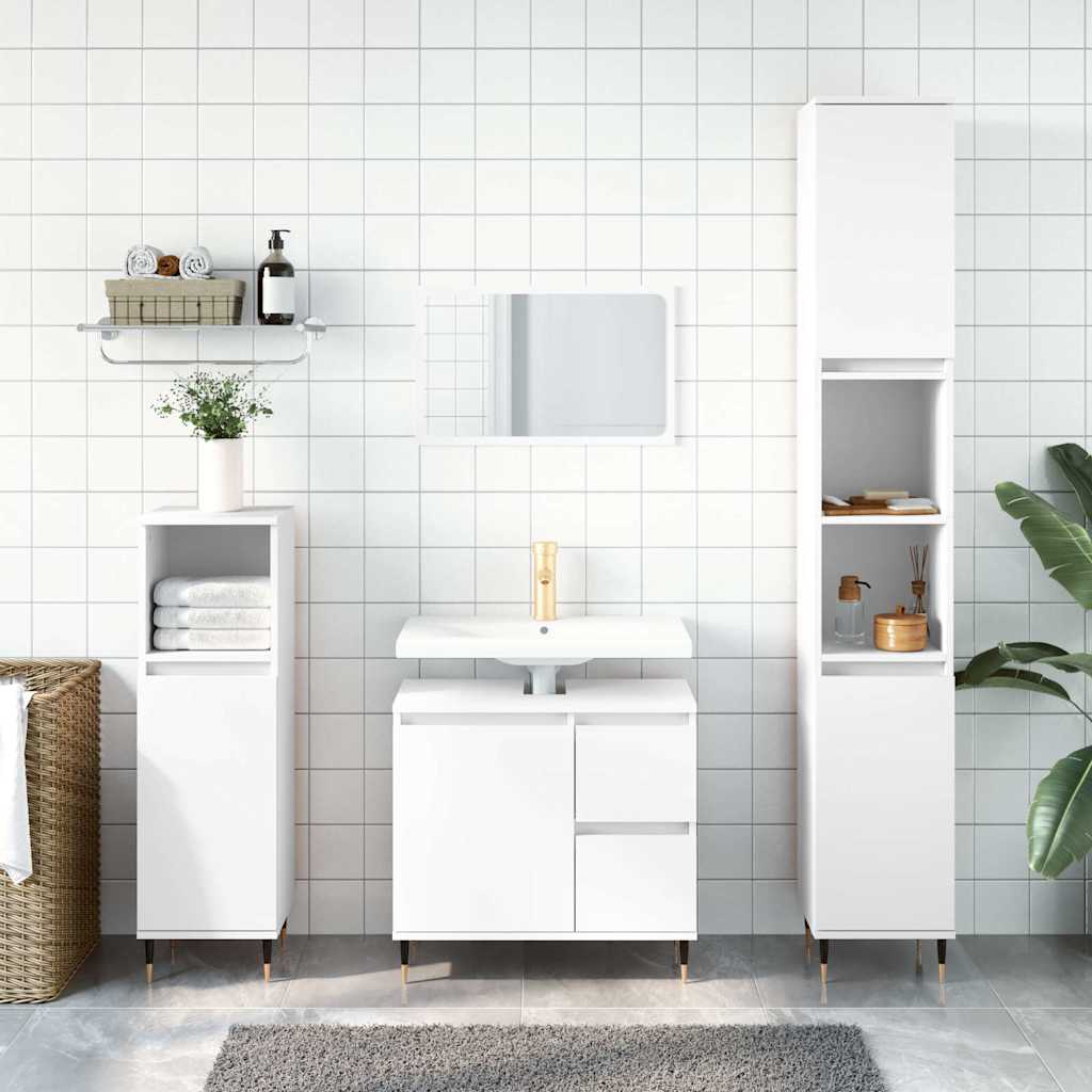 HKH Armario de Baño - 65x33x60cm - Blanco