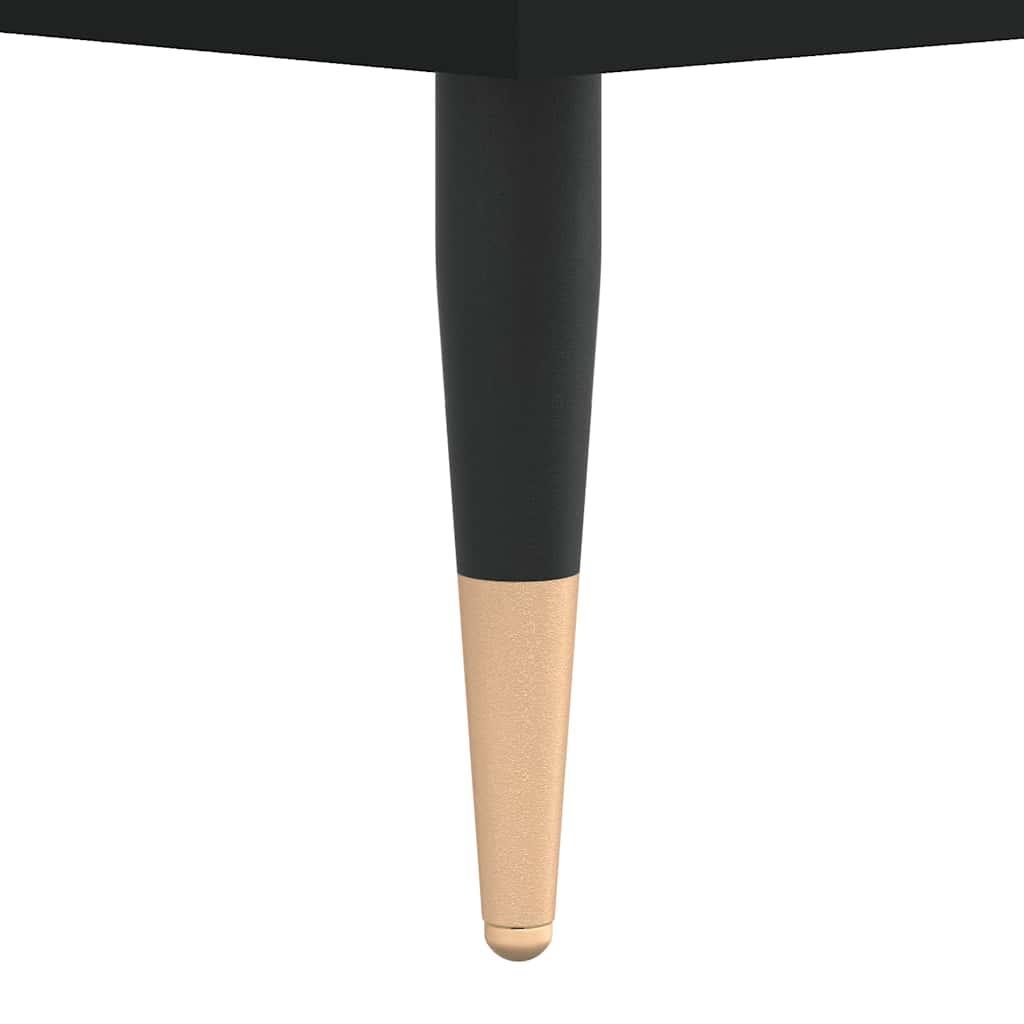 HKH Armário de Casa de Banho - 80x33x60 Cm - Preto