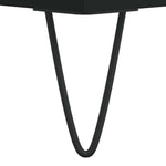 HKH Armário de Casa de Banho - 80x33x60 Cm - Preto