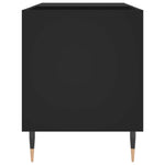HKH Armário para Discos - 85x38x48 Cm - Preto