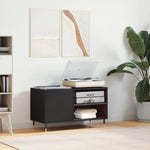 HKH Armário para Discos - 85x38x48 Cm - Preto